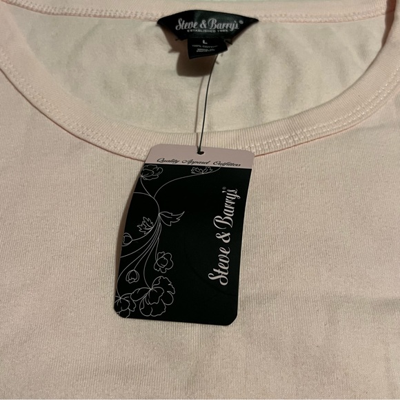 Steve & Barry’s • Large • Light pink basic T • NWT - Picture 3 of 7